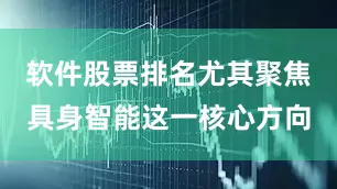 软件股票排名尤其聚焦具身智能这一核心方向